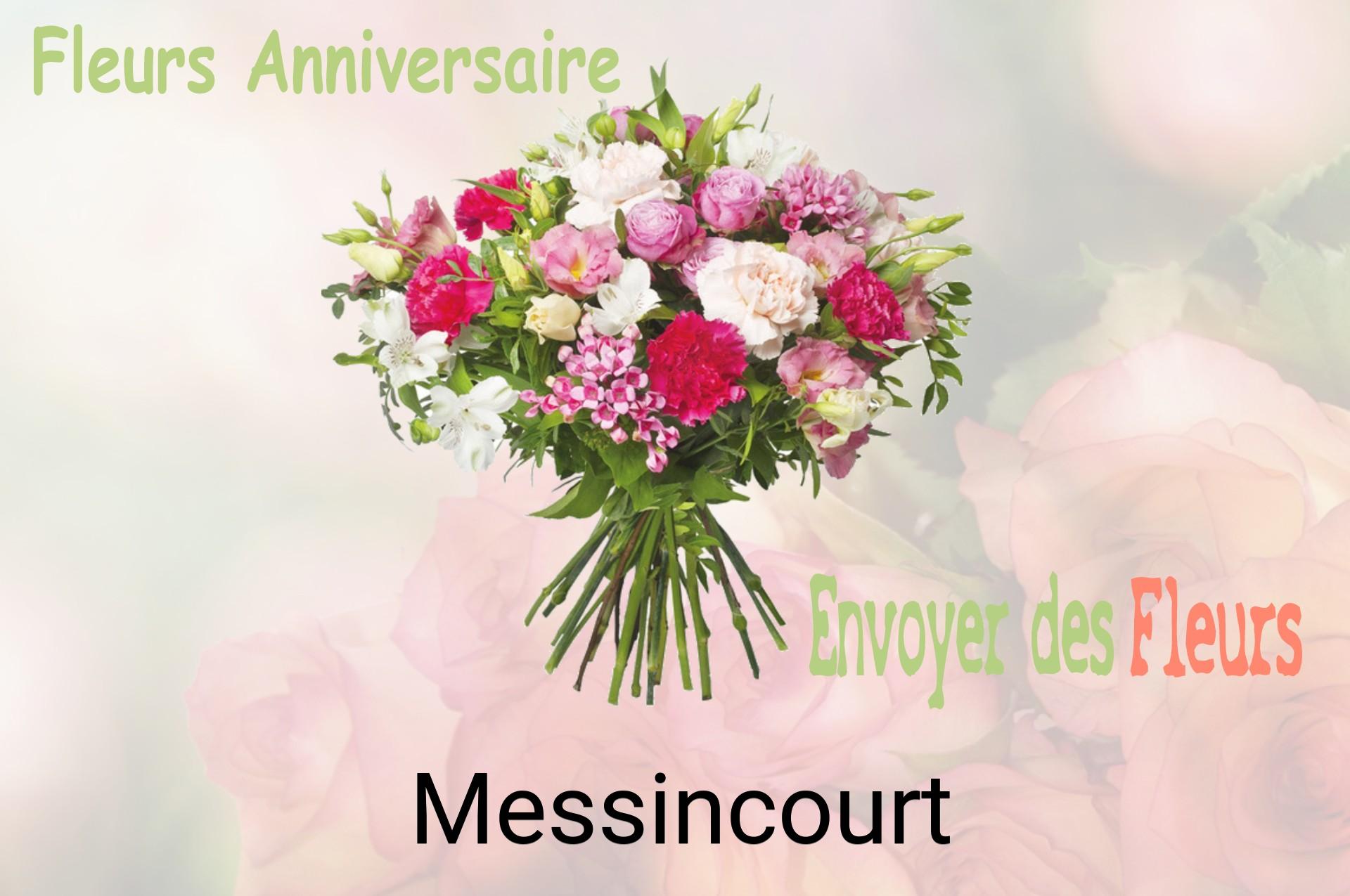 Bouquet de fleurs d’anniversaire livré à Messincourt